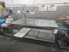 6' Ft Stainless Steel Preparation Table