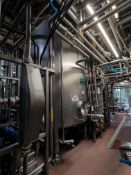 6000 Gallon Jacketed Mueller Stainless Steel Cold Water Holding Tank