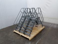 (3) Walkover Stainless Steel Stairs