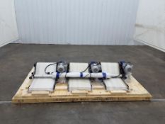 (Three) 46" L x 18" W Dorner Conveyors