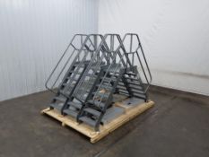 (3) Walkover Stainless Steel Stairs