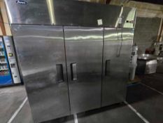 Atosa 3 Door Reach In Refrigerator