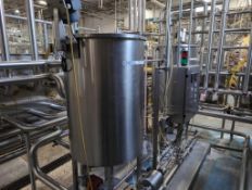 Stainless Steel Mineral Skid with Alfa Laval Pump and Digital Flowmeters