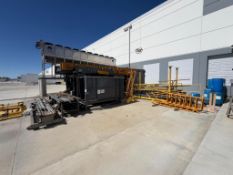 Production Automation Incorporated High Level Infeed Inline Palletizer