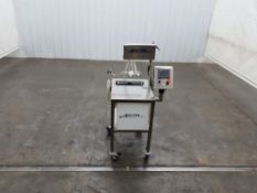 Accutek Mini-Pinch 6 Head Timed Flow Volumetric Filler with Pump, Cart and Controls