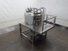 400 Gallon Stainless Steel Jacketed Holding Tank