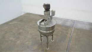 Groen 40 Gallon Agitated Stainless Steel Jacketed Mixing Kettle