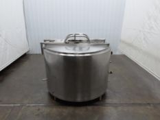 DCI 600 Gallon Jacketed SS Tank