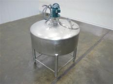 Crepaco 200 Gallon S/S Tank with Bottom Sweep Agitation and 1/.5 HP Motor