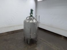 Custom Metalcraft 678 Gallon Jacketed 316L Stainless Steel Mix Tank