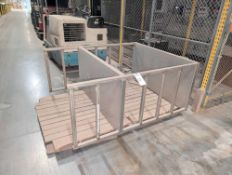 (6) Stainless Steel Racks on Casters