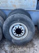 Qty of 2 Wheels & Goodyear G159 Tires