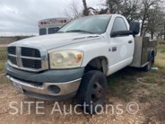 2008 Dodge Ram 3500 Single Cab Flatbed Truck
