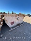 175BBL Open Top Half Round Cutting Bin