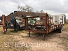 2008 Gooseneck T/A Flatbed Trailer w/ Ramps