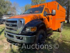 2015 Ford F650 S/A Chipper Dump Truck