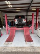 Four-Post Lift with Alignment Machine