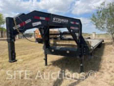 2025 Stryker Gooseneck T/A Flatbed Trailer w/ Ramps