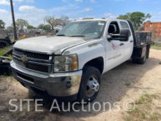 2011 Chevrolet Silverado 3500HD Crew Cab Flatbed Truck