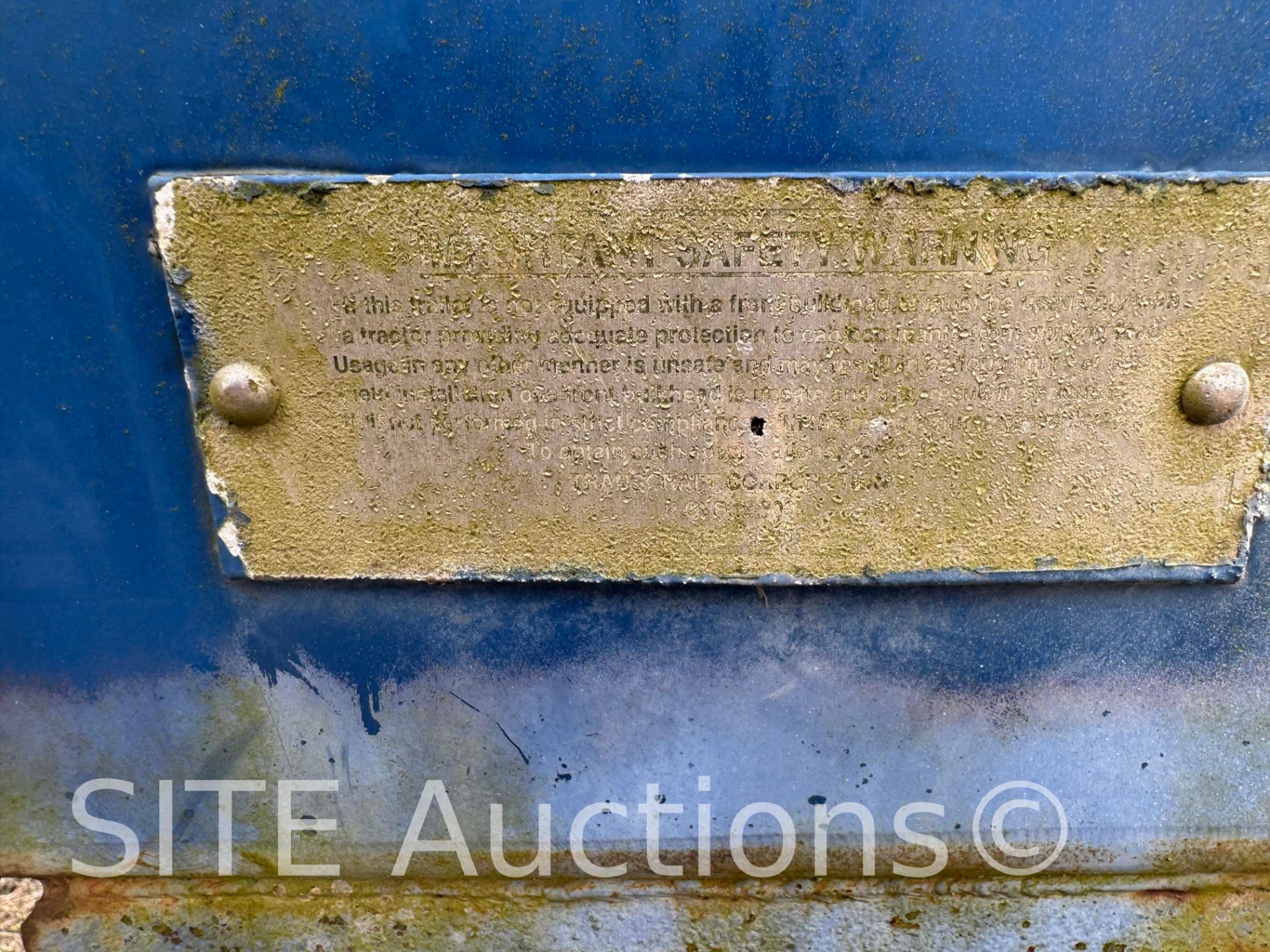1995 Transcraft T/A Flatbed Trailer - Image 7 of 21
