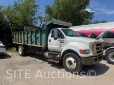 2004 Ford F750 SD S/A Dump Truck