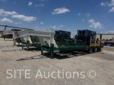 Gooseneck T/A Flatbed Trailer w/ Grease Injector Unit