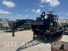 Gooseneck T/A Flatbed Trailer w/ Grease Injector Unit