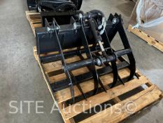 SD LAnch Hydraulig Skid Steer Grapple Bucket