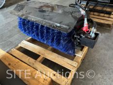 SD Lanch Hydraulic Skid Steer Sweeper Attachment
