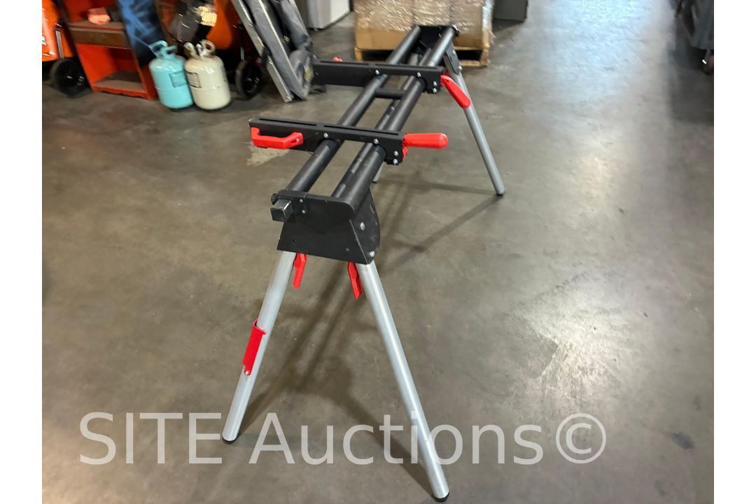 Brand: Steelman Type: Portable Folding Work Bench / Miter Saw Stand ...