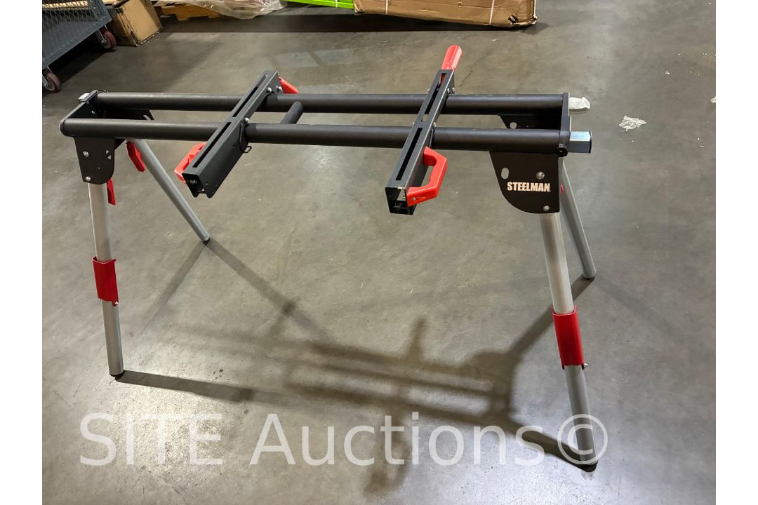 Brand: Steelman Type: Portable Folding Work Bench / Miter Saw Stand ...