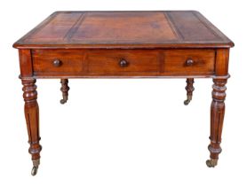 George IV, A mahogany writing table, circa 1825