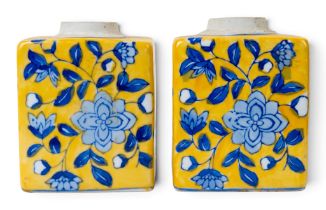 Chinese [?], A pair of decorative ceramic jars