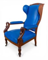 Louis-Philippe, A wingback armchair