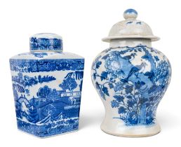 A group of Chinoiserie porcelain and ceramics