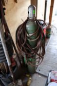 Acetylene tanks and argon CO2 tank