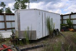 2020 Quality Cargo 7' x 16' Tandem Axle Enclosed Cargo Trailer Model 7X16TA VIN: 50ZBE1161LN016552