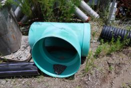 Plastic junction pipe, diameter 27½”