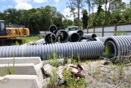 Dual Wall polypropylene pipe, various diameters including 21", 30", 48", various lengths