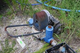Tsurumi pump on wheels