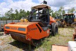 2023 Hamm H 10i Vibratory Smooth Drum Compactor. PIN: WGH0H284KHAA00918, 790 operating Hours