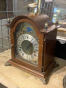 FRANZ HERMLE MOONPHASE HOLLAND MANTLE CLOCK - 29.5CMS (H) APPROX