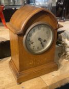 MAHOGANY MANTLE CLOCK