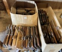 A collection of mid twentieth century and later wooden moulding planes by makers, Howarth, Kings &