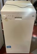 A Beko Dishwasher.