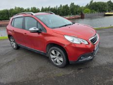 2014 Peugeot 2008 Active HDi 5 door. Registration number DS14 HBU. VIN number VF3CU8HTOEY070994.