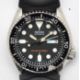 Seiko 200m divers stainless steel automatic day date wristwatch, ref 7826-0020, black dial with - Image 1 of 3