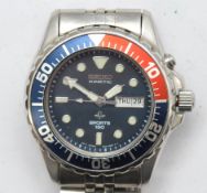 Seiko Kinetic Sports, a stainless steel automatic quartz date gentleman's wristwatch, ref. 5M62-