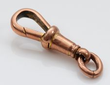 A 9ct rose gold clasp, 20mm, 1.6g