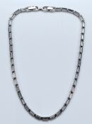 Swarovski, a clear crystal necklace, 39cm